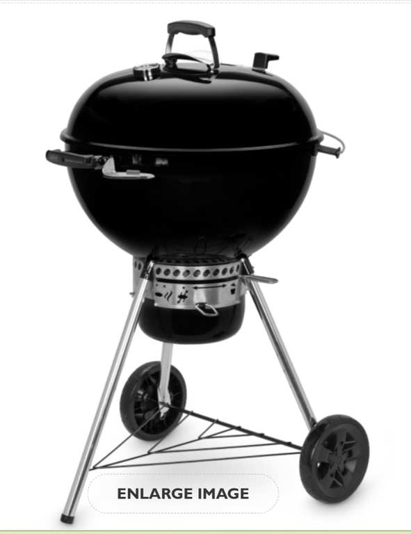 Weber Master-Touch GBS Black E-5750 Charcoal BBQ 57cm