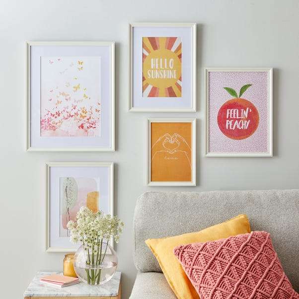 Pack of 5 Curby Gallery Wall Frames £10 free click and collect at Dunelm
