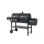 Texas Dual Fuel (Charcoal & 3 Burner Gas) BBQ With Sideburner & Offset Smoker Box £285 Delivered @ Homebase