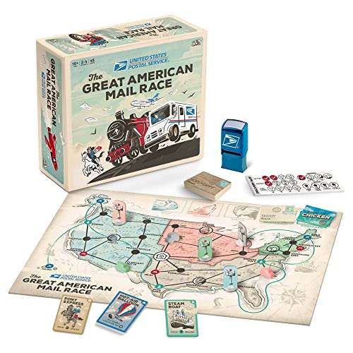 USPS: The Great American Mail Race Board Game - Big Potato FBA