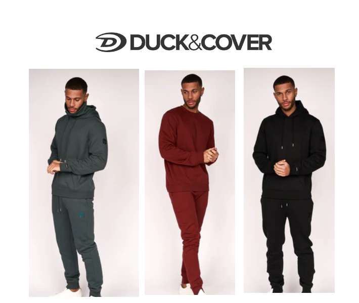 Extra 10% off with code Crews- £9.45 Hoodies - £10.95 Snoods - £11.45 + £1.99 Delivery From Duck and Cover