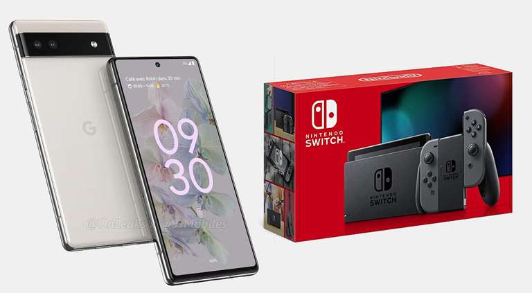 Google Pixel 6a + Nintendo Switch + FitBit Versa 4, 105 GB Vodafone contract £109 up front, £25pcm x 24 months - £709 @ Mobile Phones Direct