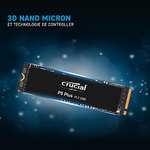 500GB - Crucial P5 Plus PCIe Gen 4 x4 NVMe SSD - 6600MB/s, 3D TLC, 1GB Dram Cache, PS5 Compatible (cheaper with fee-free card)