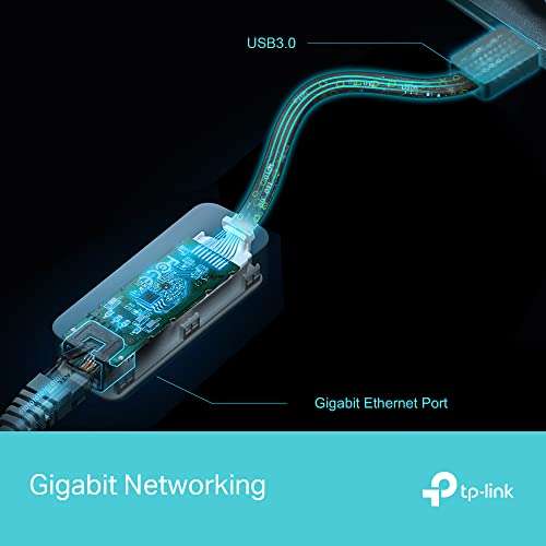TP-Link USB Type-A to RJ45 Gigabit Ethernet Network Adapter UE306 USB 3.0
