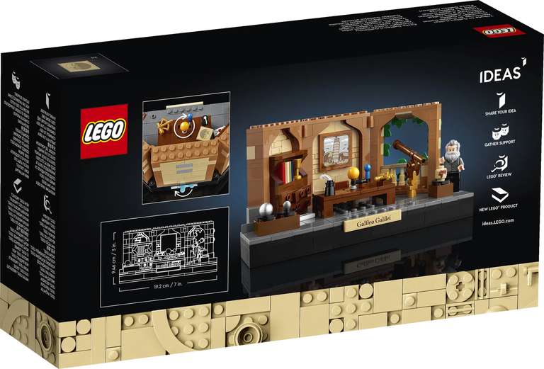 Free LEGO Ideas 40595 Galileo Galilei with purchases over £115