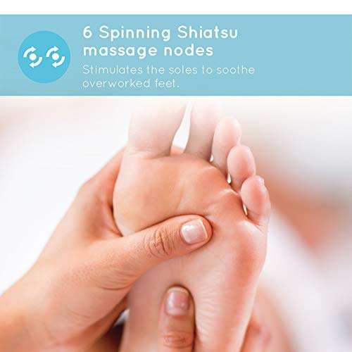 HoMedics Shiatsu Foot Massager with Heat - Deep Kneading, Deluxe Heated - £40.99 Prime Exclusive @ Amazon