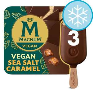 Magnum Vegan Sea Salt Caramel Ice Cream 3 X 90Ml