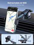 TOPK Car Phone Holder, Adjustable Phone holder for cars Cradle 360° Rotation - 2023 Upgraded Strong Sticky Gel Pad - Sold By TOPKDirect