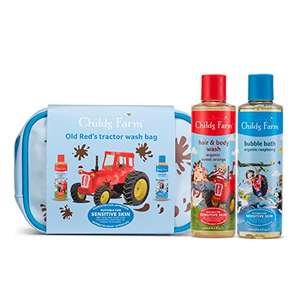 Childs Farm | Wash Bag Gift | Organic Raspberry Bubble Bath 250ml & Sweet Orange Hair & Body Wash 250ml £7.70 / £6.93 s&s @ Amazon