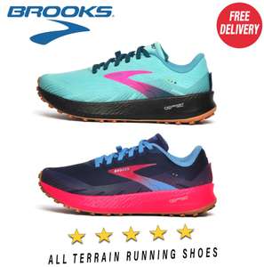 Brooks Catamount Womens All Terrain Premium Running Shoes Reduced with code + Free Delivery