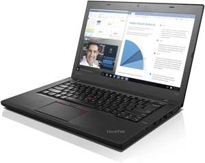 Lenovo T460 Laptop i5-6300U 8GB RAM 256GB SSD Windows 10 refurb- only £157.50 delivered with code at ITZOO
