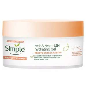 Simple Rest and Reset 72h Hydrating Gel 50ml