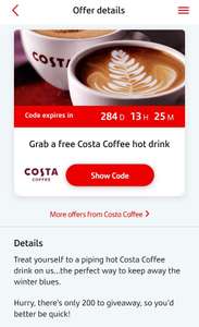 Free Costa coffee on The Santander Boosts Site (200 available) @ Santander