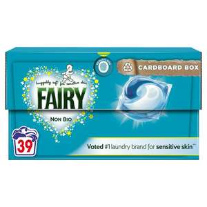 Fairy Non Bio 39 Washes. Nectar card price. Online and instore
