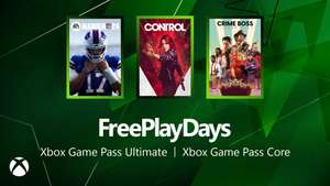 Free Play Days for Xbox Live Gold/Game Pass Ultimate – Madden NFL 24, Control, and Crime Boss: Rockay City