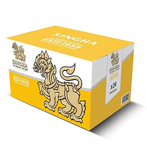 24 x 330 ml Singha Premium Thai Lager 5% ABV - £21.60 S&S