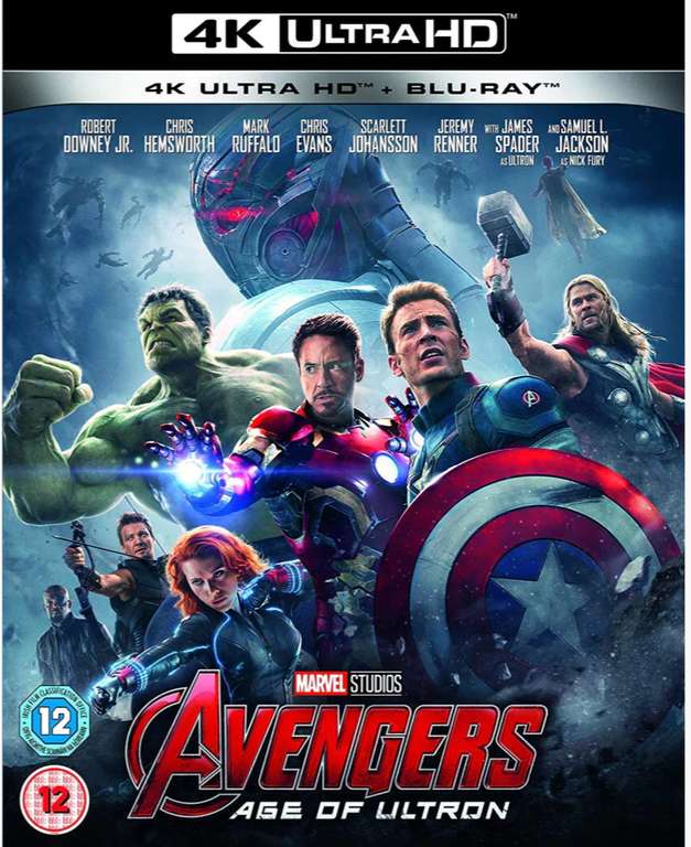 Avengers Age Of Ultron 4K UHD + Blu-ray