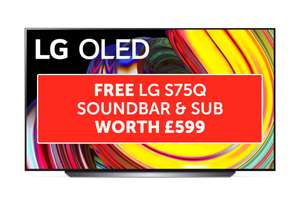 LG OLED65CS6LA 65 inch OLED 4K Ultra HD HDR Smart TV Freeview Play Freesat £1499 + Free LG75Q Soundbar & Subwoofer @ Richer Sounds
