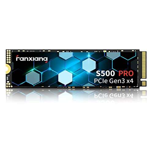 fanxiang M.2 SSD - 1TB SSD Up To 3500MB/s, PCIe Gen3x4 2280, NVMe SSD - 3D NAND TLC with SLC Cache - Sold by LDCEMS FBA