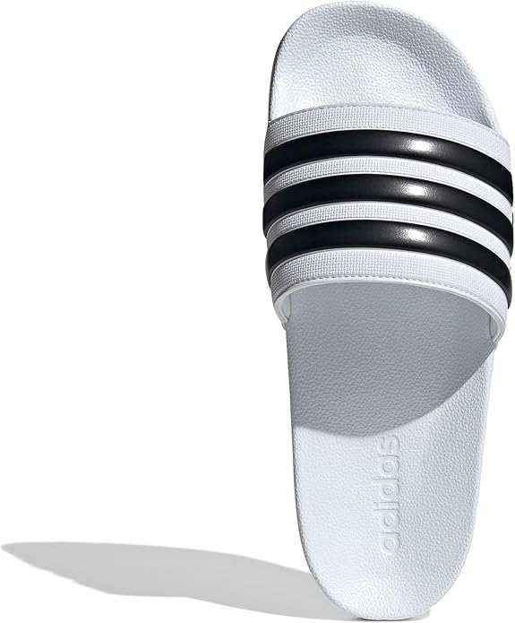adidas Unisex Adilette Noshower Slides, Cloud White
