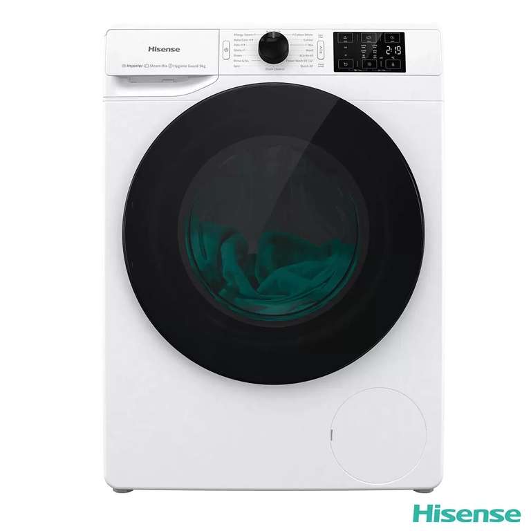 Hisense WFGE101649VM 10kg, 1600rpm Washing Machine, A Rated - £379.98 (£329.98 after £50 Cashback until 28 Mar) Members Only @ Costco