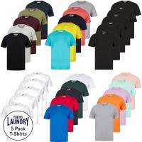 10 Men's Cotton T-Shirts with code - 2 x 5 packs