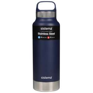 Sistema Stainless Steel Camping Bottle Flask 1L - £6 instore @ Sainsbury's (Middlesborough)