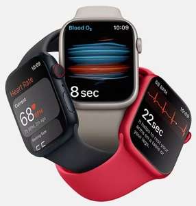 Apple Watch Series 8 GPS, 41mm, Regular, All Colours Smart Watch / 45mm £309