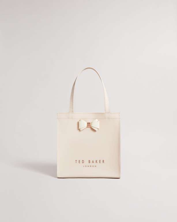 Ted Baker Aracon Plain Bow Small Icon Bag in Black, Pale Pink, or Ivory £15.00 click & collect @ Ted Baker