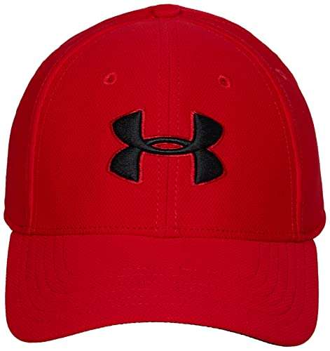Under Armour Boy's Ua Blitzing Adj Hat Baseball Cap with Classic Fit, Sporty Snapback with Built-in Sweatband (2 pack)
