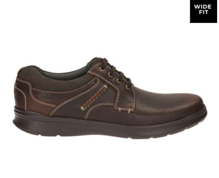 Men's Cotrell Plain - brown (wide fit) shoes for @ Clarks outlet | hotukdeals
