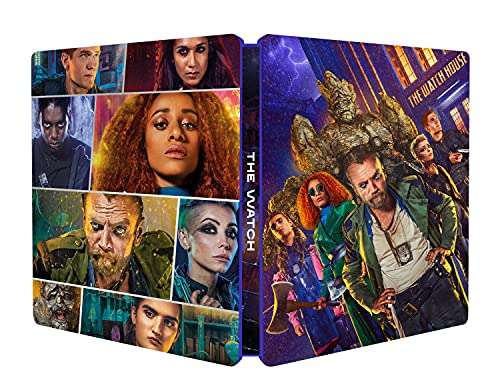 The Watch (includes 4 exclusive double-sided art cards) [Amazon Exclusive Limited Edition Blu-Ray Steelbook]