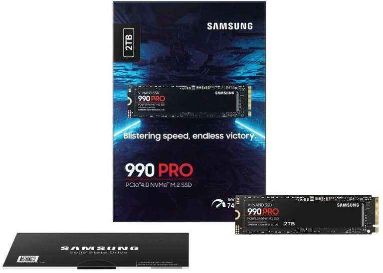 Samsung 990 PRO PCIe 4.0 NVMe M.2 2TB SSD £152.99 UK Mainland @ Ebuyer