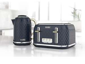 Breville Curve Toaster 4 Slice Navy VTT965 / Breville Curve Kettle Navy VKT171 - £30 each free click and collect at George (Asda)