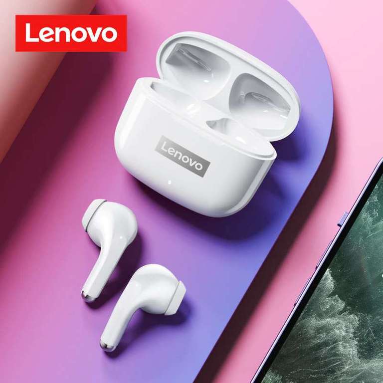 Lenovo LP40 Pro TWS Earphones Bluetooth 5.1/Touch Control Pink/White/Green/Purple £7.10 15 day delivered @ AliExpress/Factory Direct Coll.