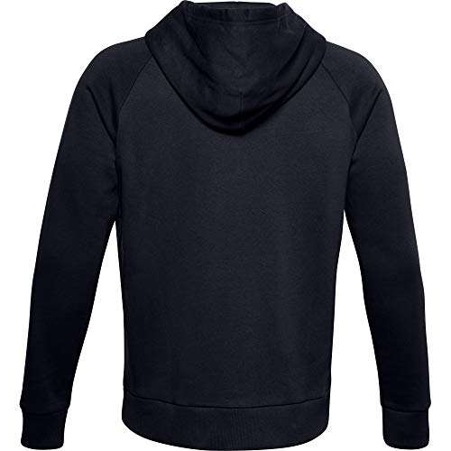 Under Armour Men Rival Fitted Full Zip, Breathable Men's Hooded Jacket Tight Fit XL/XXL