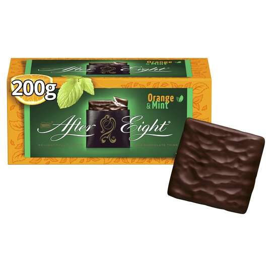 After Eight Orange & Mint Dark Chocolate Thins 200g - 25p ASDA Bromsgrove