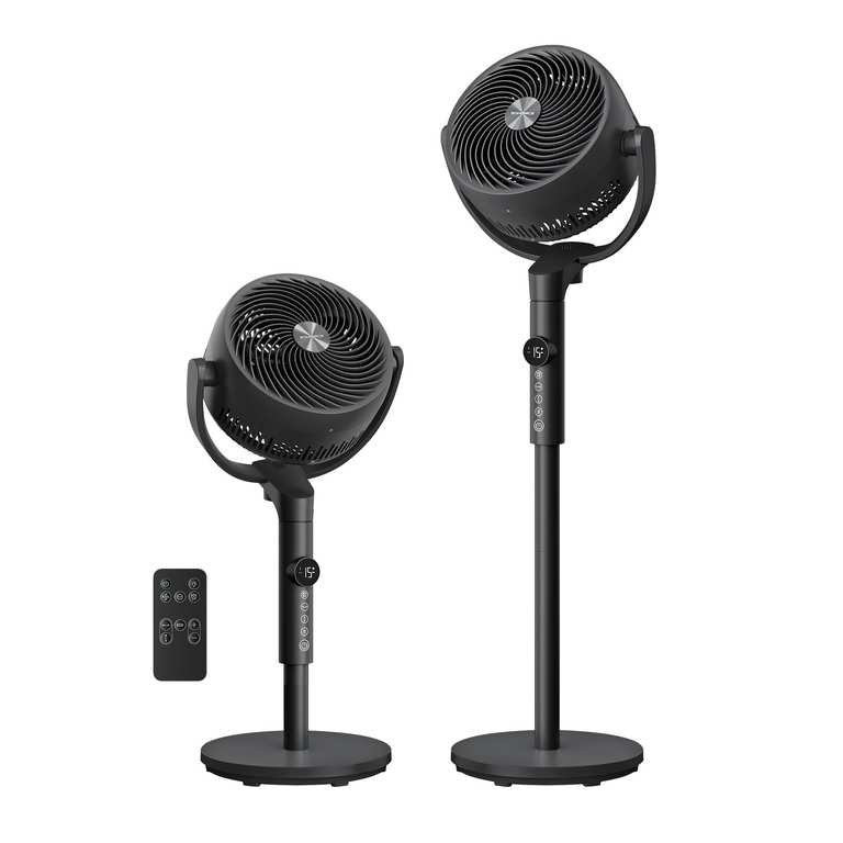 SONGMICS Standing Fan for Bedroom - Black / White - Prime deal £59.48