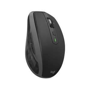 Logitech MX Anywhere 2S Bluetooth Edition Wireless Mouse, Multi-Surface, Hyper-Fast Scrolling, Rechargeable - Graphite