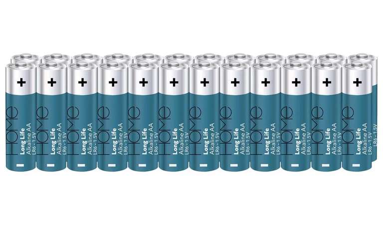 Argos Home Ultra Alkaline Battery - Pack of 24 (AA/3000mAh AAA/1320mAh) £7 Click & Collect @ Argos