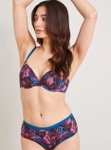 2 pack of Teal & Burgundy Tropical T-Shirt Underwired Bras - £4.80 (Limited Sizes) with click & collect @ Tu Clothing