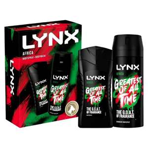 Lynx Africa Duo Gift Set For Him Body Spray & Wash - Cromwell Road London