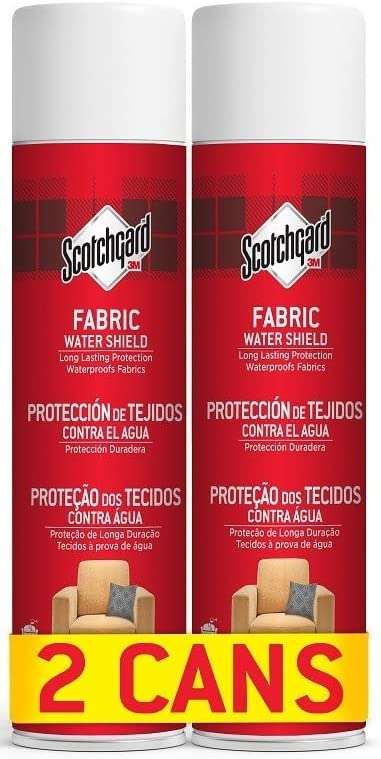 Scotchgard Fabric Water Shield, 2 Cans x 400ml each - Water Repellent Spray for Clothing and Household Upholstery Items - £13.89 @ Amazon