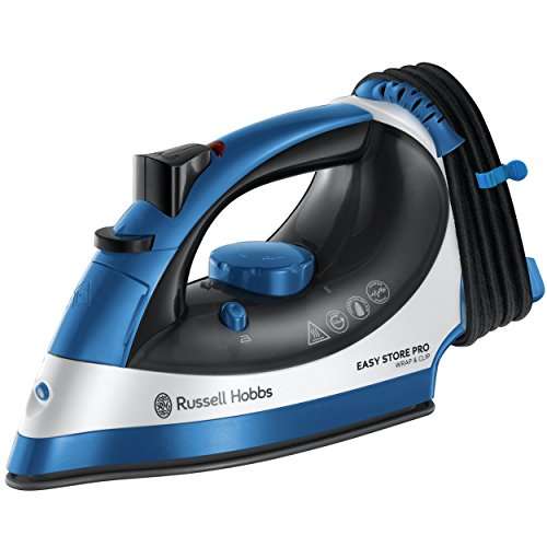 Russell Hobbs 23770 Easy Store Wrap & Clip Handheld Steam Iron with Vertical Garment Steamer Function - £12.99 @ Amazon