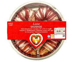M&S Love Sausage Wrapped in Smoked Bacon 460g £6.00 @ Ocado