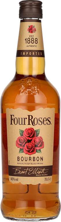 Four Roses Award Winning Original Yellow Label Kentucky Straight Bourbon Whiskey, 70cl - £16.95 @ Amazon