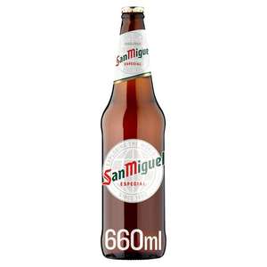 San Miguel Lager - 4 x 660ml bottles for £5.10 @ Asda