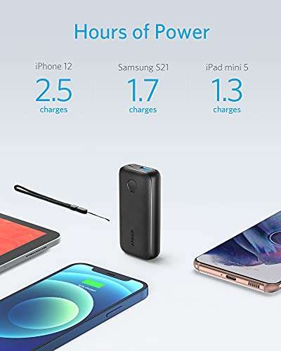 Anker Power Bank, Compact 10000mAh Portable Charger, PowerCore with USB-C Power Delivery (25W) Prime price sold by AnkerDirect