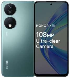 HONOR X7b 128GB Mobile Phone + VOXI 100GB 30 Day Pay As You Go SIM Card –1st month included + Trade in - free collection