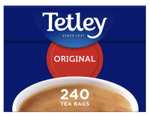 Tetley Tea Bags 240 now £3.34 at Tesco with coupon from Tesco magazine